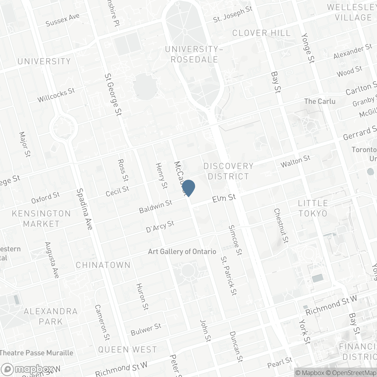 315 - 195 MCCAUL STREET, Toronto, Ontario M5T 0E5